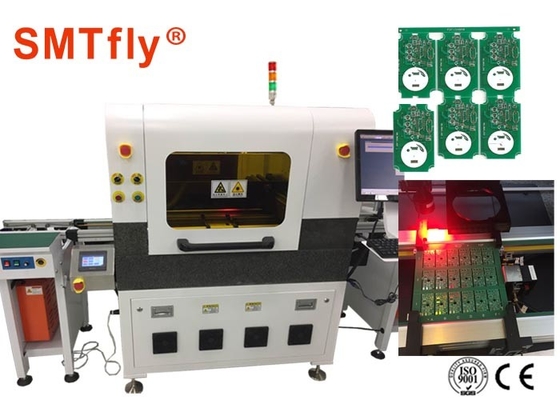 machine électronique de carte PCB Depanelizer de laser de 100mm/S 0.6mm avec le capteur sûr