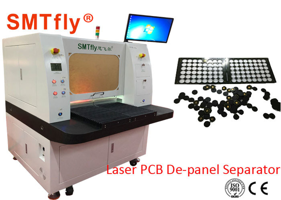 machine électronique de carte PCB Depanelizer de laser de 100mm/S 0.6mm avec le capteur sûr