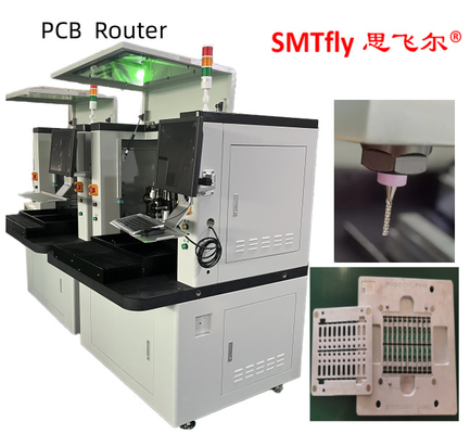 routeur automatique de carte PCB Depaneling de 220V 4.2KW avec le système de Windows 7