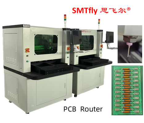 Machine réglable adaptée aux besoins du client de routeur de carte PCB du contrôle 330mm de coupure de peu