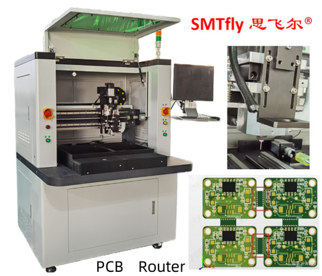 Machine de dépannage de routeur de PCB hors ligne 0.01mm Positionner la carte de circuit électrique Machine