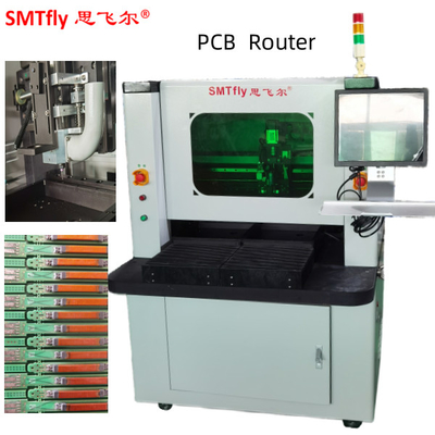 routeur de carte PCB Depaneling de blanc de 50000r/S 20W par l'intermédiaire de programme de enseignement de contrôle de boîte