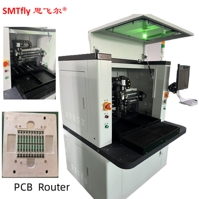 routeur de carte PCB Depaneling de blanc de 50000r/S 20W par l'intermédiaire de programme de enseignement de contrôle de boîte