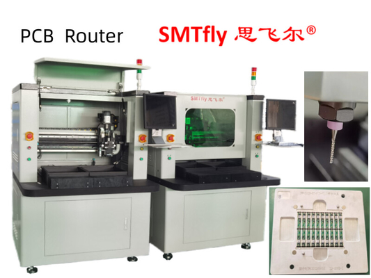 Équipement de carte PCB Depaneling de routeur de carte PCB avec l'aspirateur supérieur