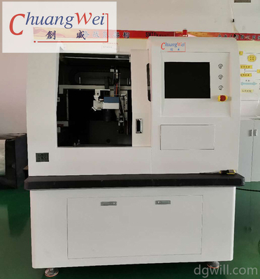 Machine de dépannage de PCB laser en ligne avec longueur d'onde laser 355nm personnalisée