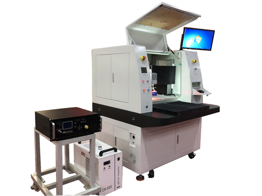 Machine de dépannage de PCB laser à haute répétabilité avec traitement de fichiers Gerber ou DXF