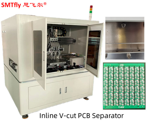 0.7Mpa PCB V machine de coupe en ligne pneumatique 3,5 mm lame linéaire 330 mm
