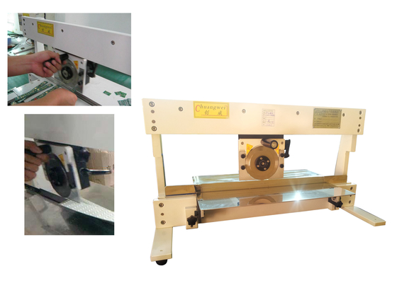 Machine de séparation manuelle de PCB pour panneau LED, lames circulaires et linéaires