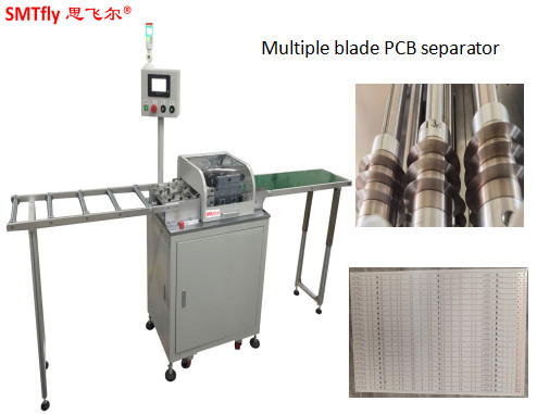 coupeur en aluminium de panneau de la machine de carte PCB Depaneling de 220mm/S W10mm/carte PCB