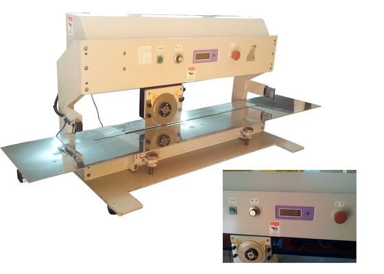La carte PCB automatique de V-coupe meurent séparateur avec le convoyeur et l'affichage d'affichage à cristaux liquides