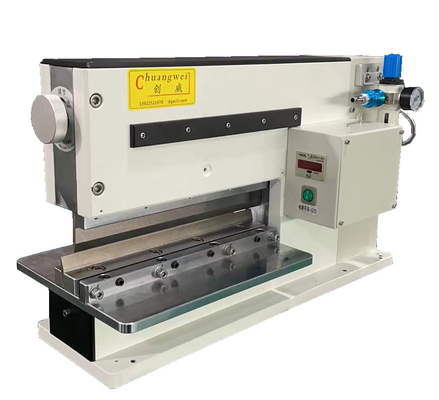 Machine de découpe de PCB V à entraînement pneumatique Dépanneuse sépare les panneaux jusqu'à 2,5 mm d'épaisseur