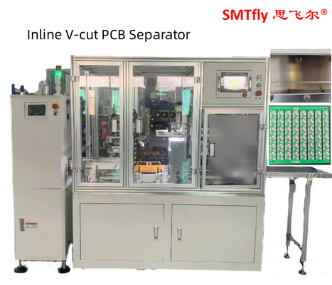 0.7Mpa PCB V machine de coupe en ligne pneumatique 3,5 mm lame linéaire 330 mm contrôle de soupape électromagnétique