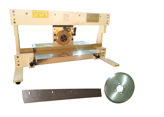 CWV-1M Machine de dépannage de PCB avec lame linéaire réglable et lame circulaire