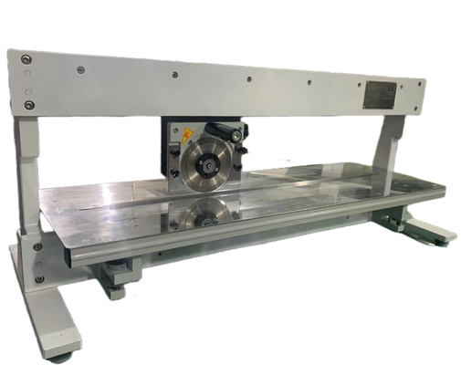Machine de découpe manuelle ou semi-automatique de PCB avec coupe de lame circulaire et linéaire 720 mm
