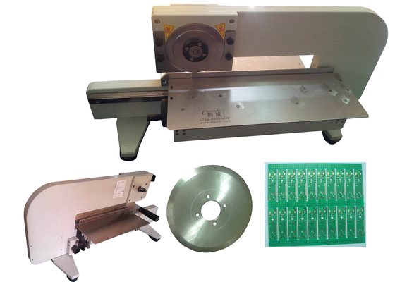 Machine de carte PCB Depanel de dispositif de guidage avec des lames de CABINE coupant FR4
