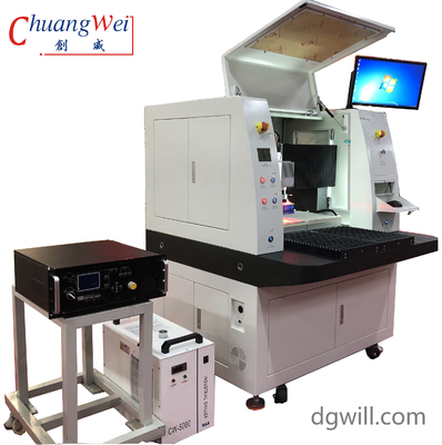 Machine de dépannage de PCB au laser sur le champ de travail efficace et personnalisable