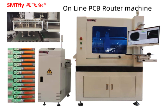 Machine de routeur de PCB en ligne 0,5 mm épaisseur CNC fuseau de circuit imprimé 60000rpm