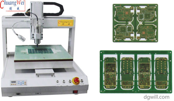 Robots de bureau de haute précision Machine de routeur PCB 650mm X 450mm Zone de travail CWVC-3A