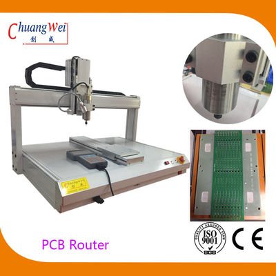 50000r/s Séparateur de PCB à table unique avec précision de routage de 0,1 mm,machine de découpe de PCB