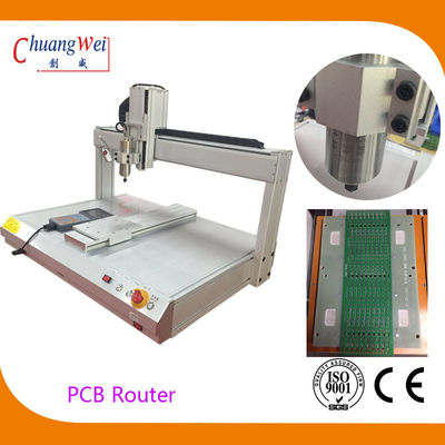 Machine de routage de PCB à grande vitesse pour le dépannage de PCB blanc à vitesse de coupe de 500 mm/s