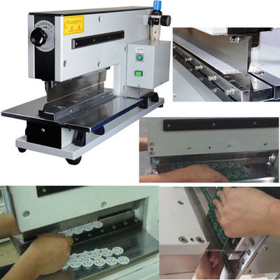 Lames linéaires pointues de la machine deux pneumatiques à grande vitesse de séparateur de carte PCB