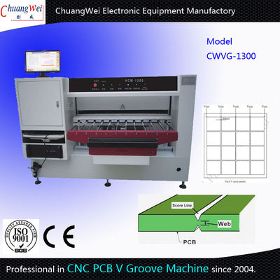 3.0KW machine de routeur de la carte PCB Depaneling, machine de cheminement de la carte PCB 5kg/Cm2